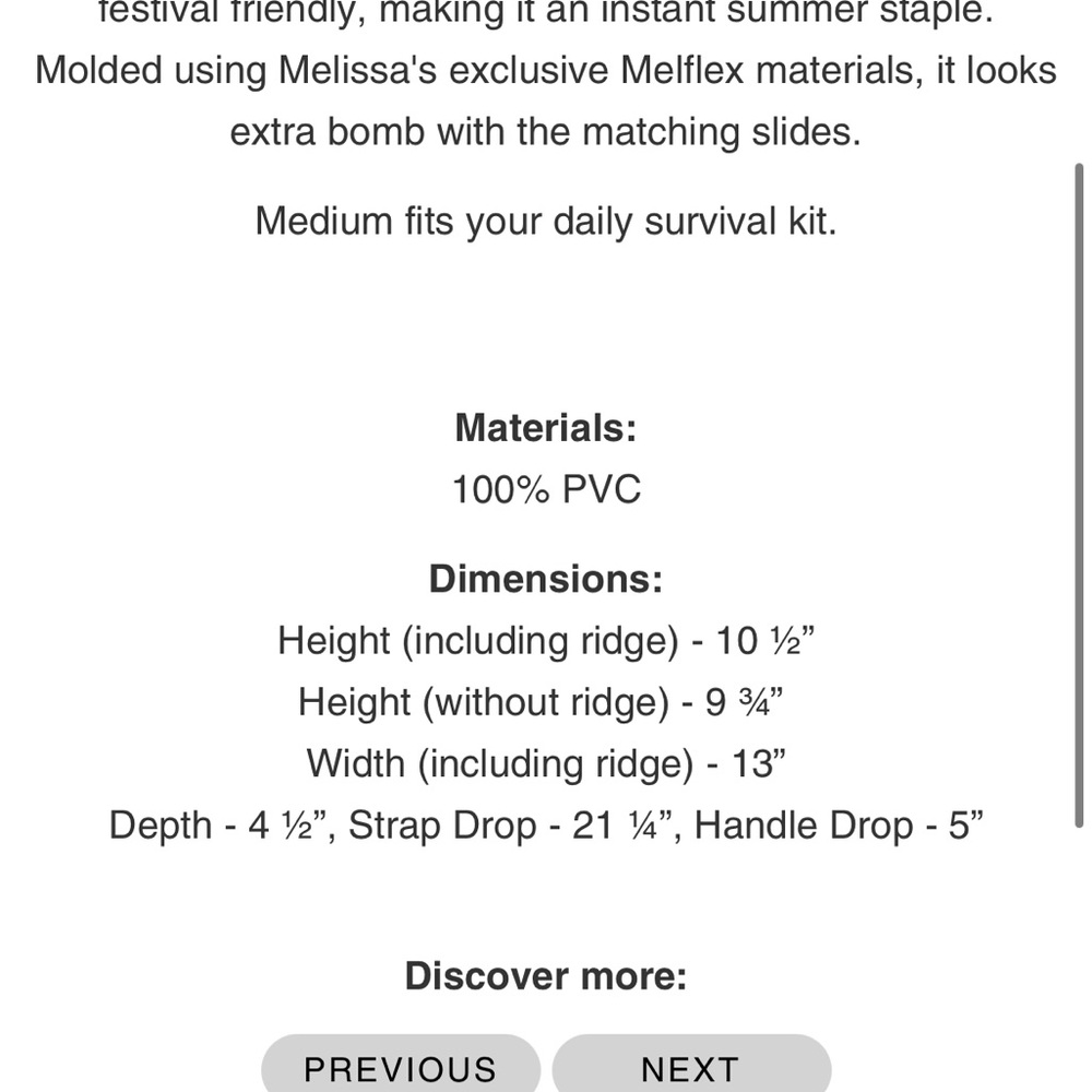 🫧 Melissa X Telfar Medium Jelly Shopper 🫧 - Picture 13 of 14